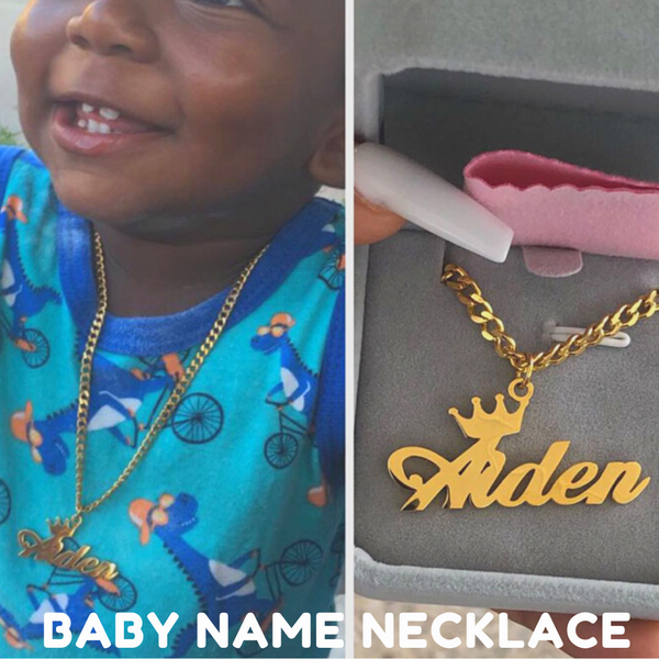 Collar con nombre personalizado para niños