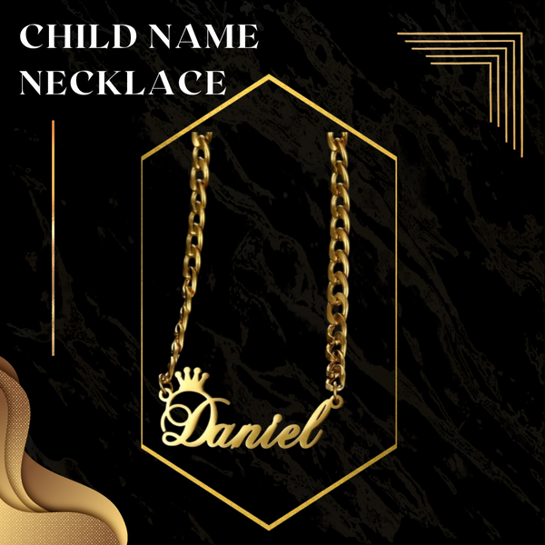 Collar con nombre personalizado para niños