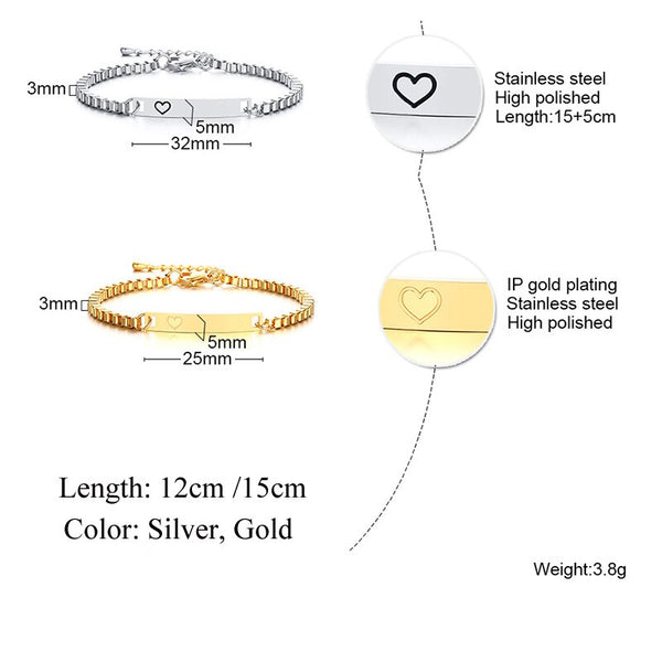 custom name baby bracelet