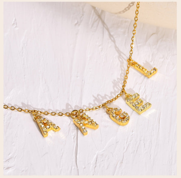 Custom Name Charm Necklace