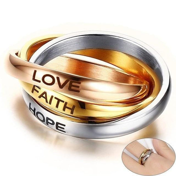 Three-in-one Love Ring