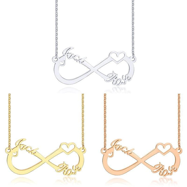 Collar Infinito 2-4 Nombres