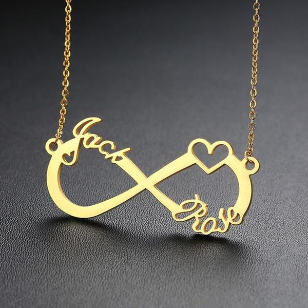 Collar Infinito 2-4 Nombres