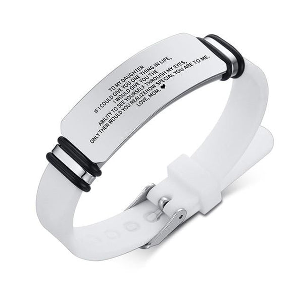 Daughter/Mom Silicone Bracelet