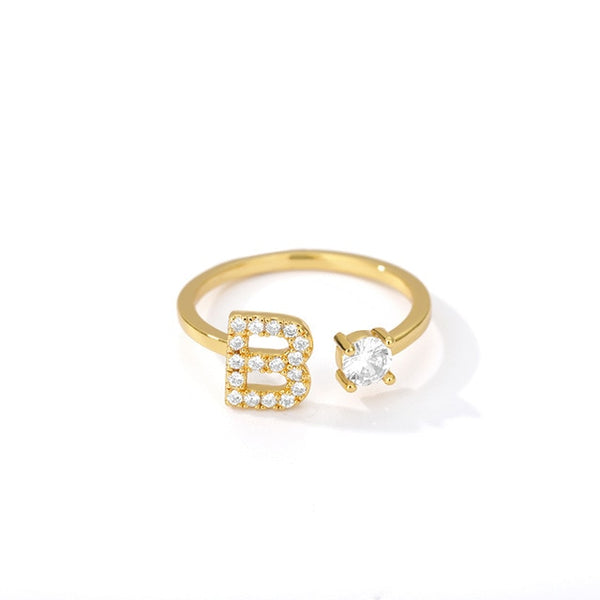 Anillo Ajustable Letra Inicial