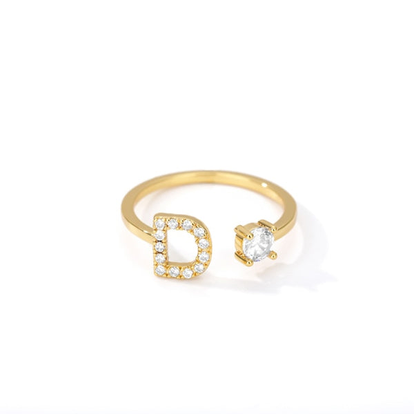 Anillo Ajustable Letra Inicial
