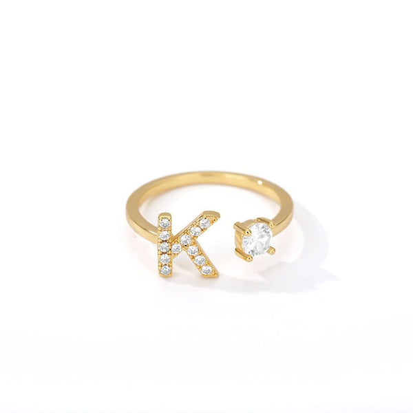 Anillo Ajustable Letra Inicial