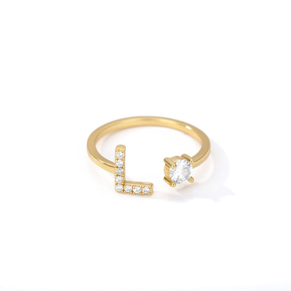 Anillo Ajustable Letra Inicial