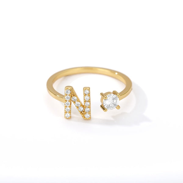 Anillo Ajustable Letra Inicial