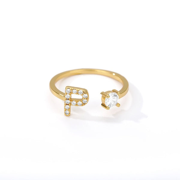 Anillo Ajustable Letra Inicial