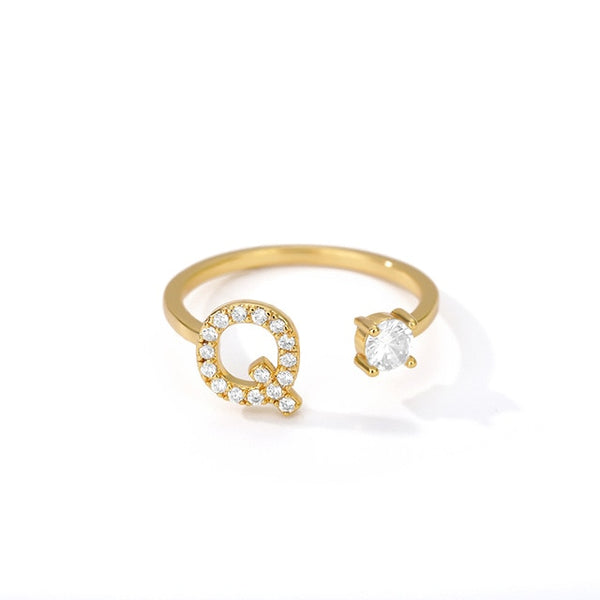 Anillo Ajustable Letra Inicial