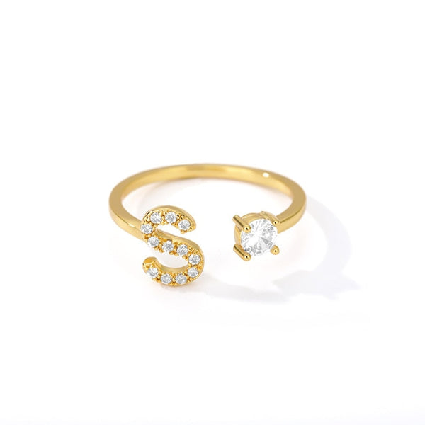 Anillo Ajustable Letra Inicial
