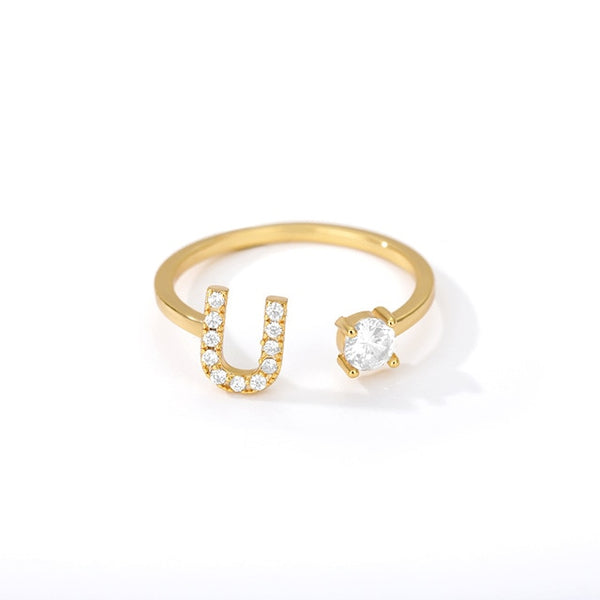 Anillo Ajustable Letra Inicial