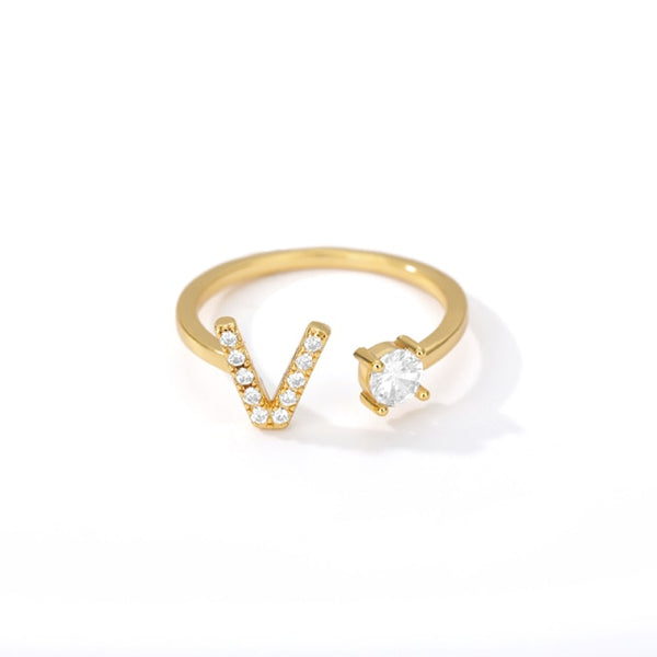 Anillo Ajustable Letra Inicial