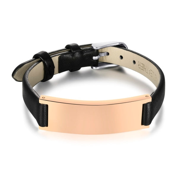 Pulsera de cuero personalizada