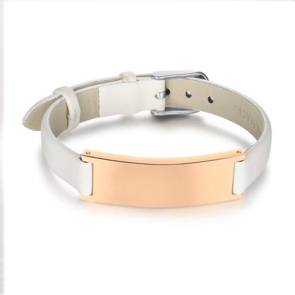 Pulsera de cuero personalizada