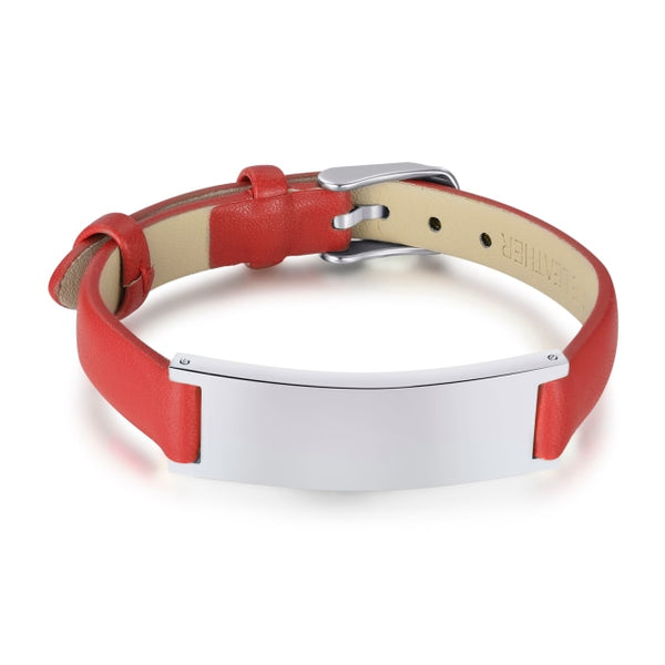 Pulsera de cuero personalizada