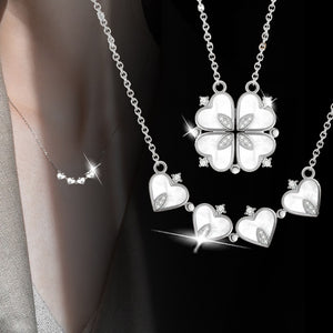 Hearts Flower Pendant Necklace