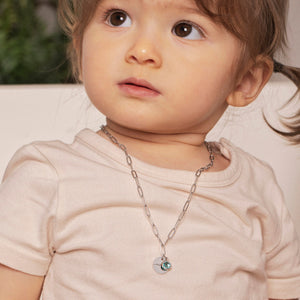 Personalized Birthstone Baby Necklace