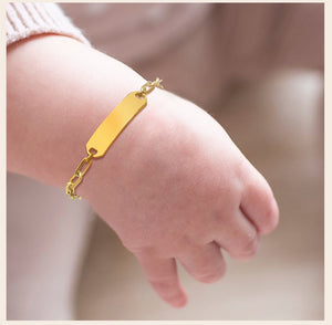 Paperclip Chain Baby Bracelet