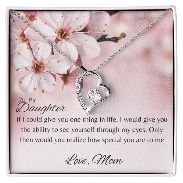 Mom Daughter Forever Love Necklace