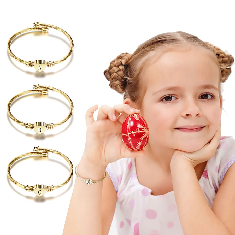Kid's Initial Bracelet