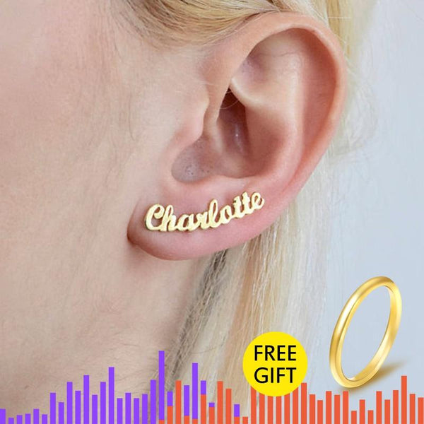 Personalized Name Earrings