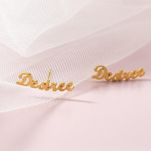 Personalized Name Earrings