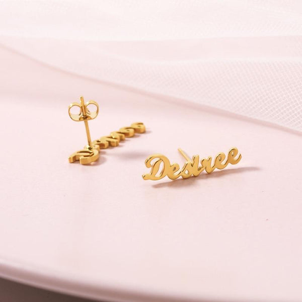 Personalized Name Earrings