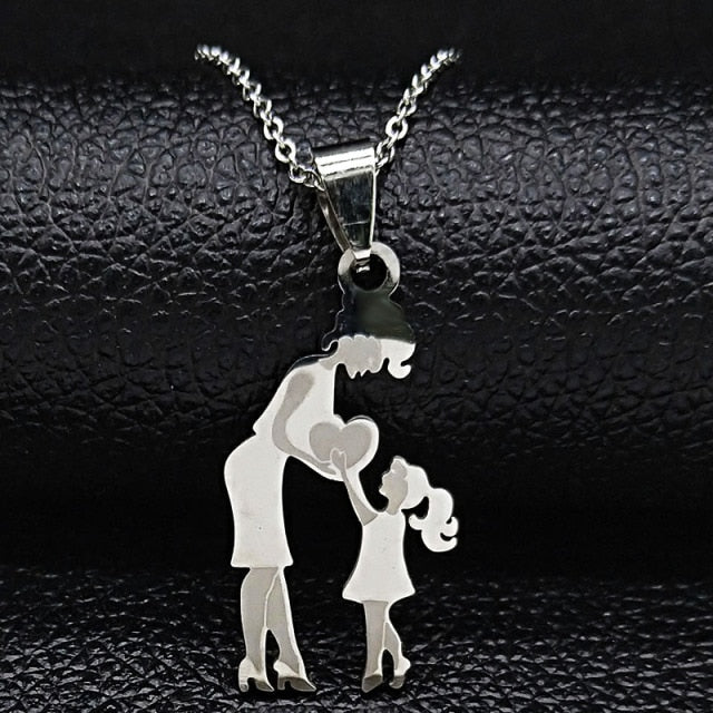 Mom Daughter Necklace