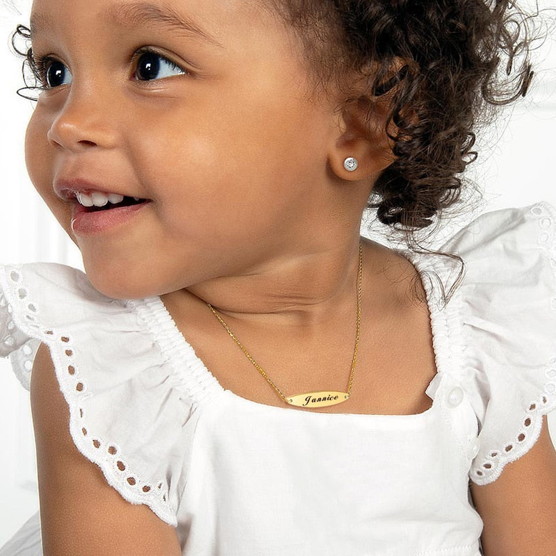Baby/Toddler Name Necklace - Main Image