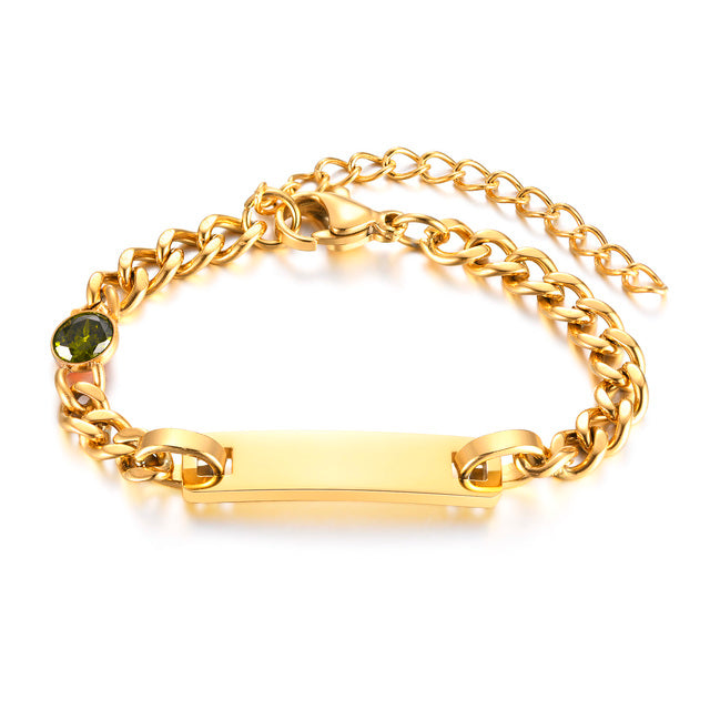 Birthstone Baby Bracelet